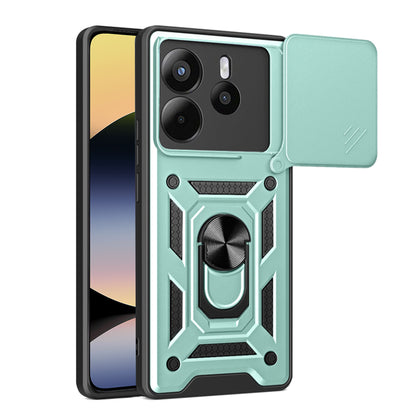 Custodia per Xiaomi Redmi Note 14 4G (Standard), Techsuit, CamShield, Verde