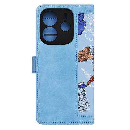 Custodia per Xiaomi Redmi Note 14 4G (Standard), Techsuit, FlipCraft, Blu
