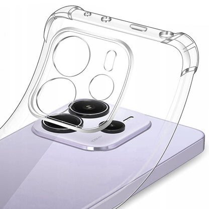 Custodia per Xiaomi Redmi Note 14 4G (Standard), Techsuit, Shockproof Clear, Trasparente