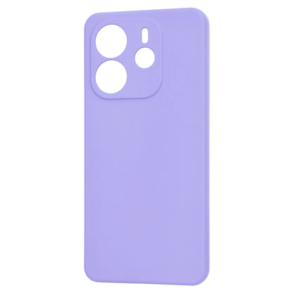 Custodia per Xiaomi Redmi Note 14 4G (Standard), Techsuit, SoftFlex, Viola Chiaro