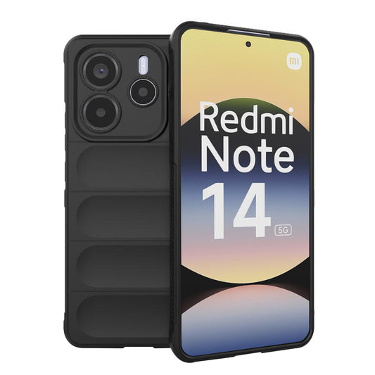 Custodia per Xiaomi Redmi Note 14 5G, Techsuit, Magic Shield, Nera