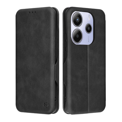 Custodia per Xiaomi Redmi Note 14 5G, Techsuit, Safe Wallet Plus, Nera