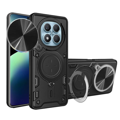 Custodia per Xiaomi Redmi Note 14 Pro 4G, Techsuit, CamGuard Pro, Nera