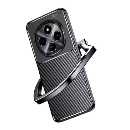 Custodia per Xiaomi Redmi Note 14 Pro 4G, Techsuit, CarbonFiber, Nera