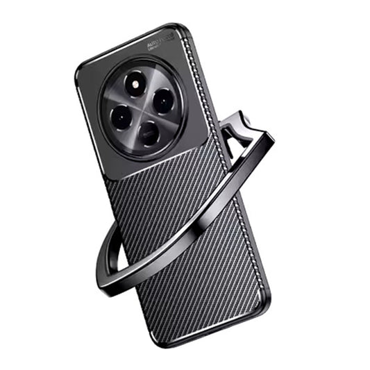 Custodia per Xiaomi Redmi Note 14 Pro 4G, Techsuit, CarbonFiber, Nera