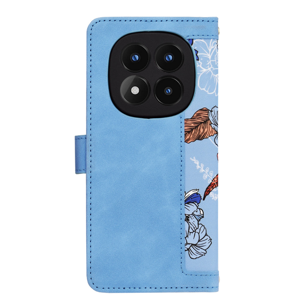 Custodia per Xiaomi Redmi Note 14 Pro 4G, Techsuit, FlipCraft, Blu