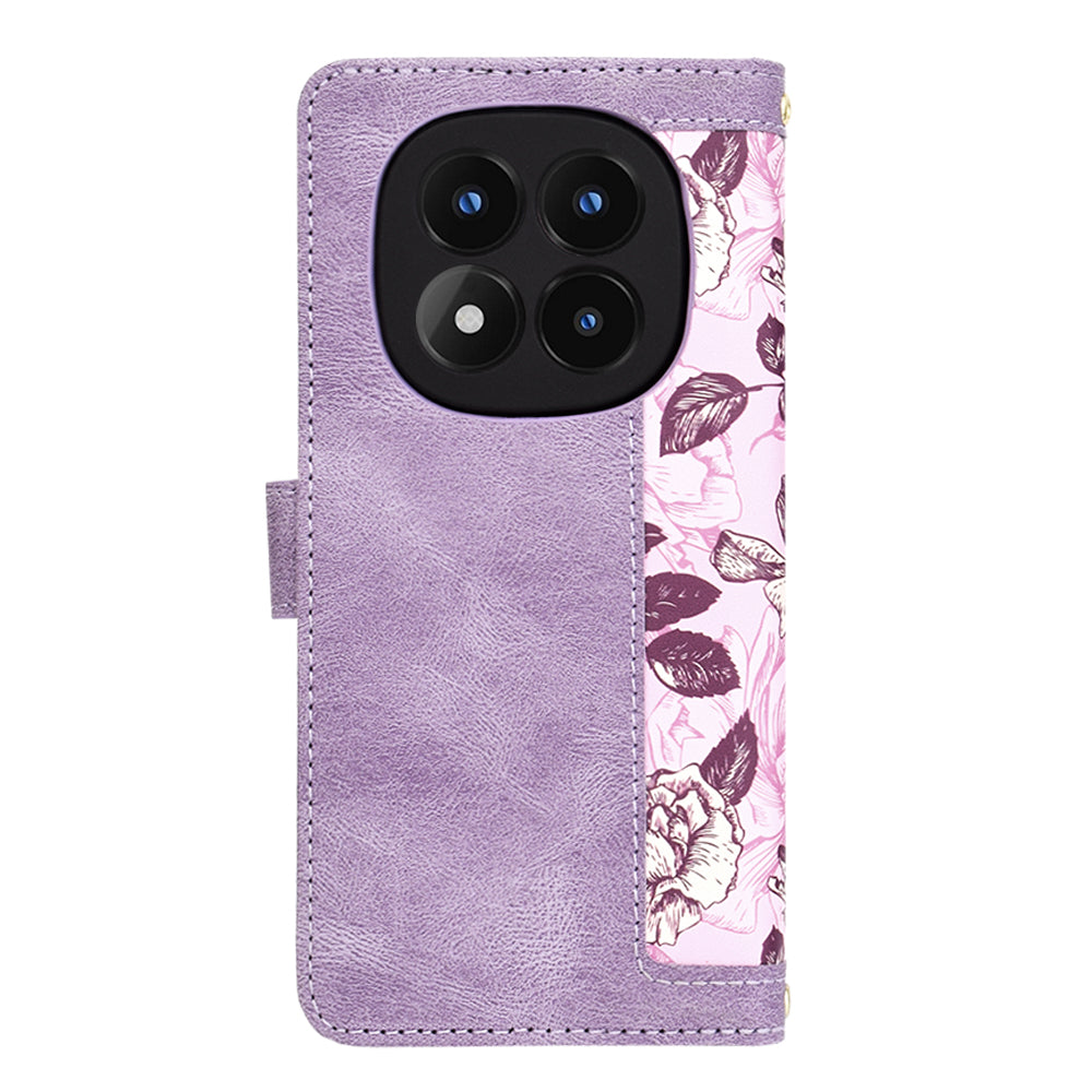 Custodia per Xiaomi Redmi Note 14 Pro 4G, Techsuit, FlipCraft, Viola
