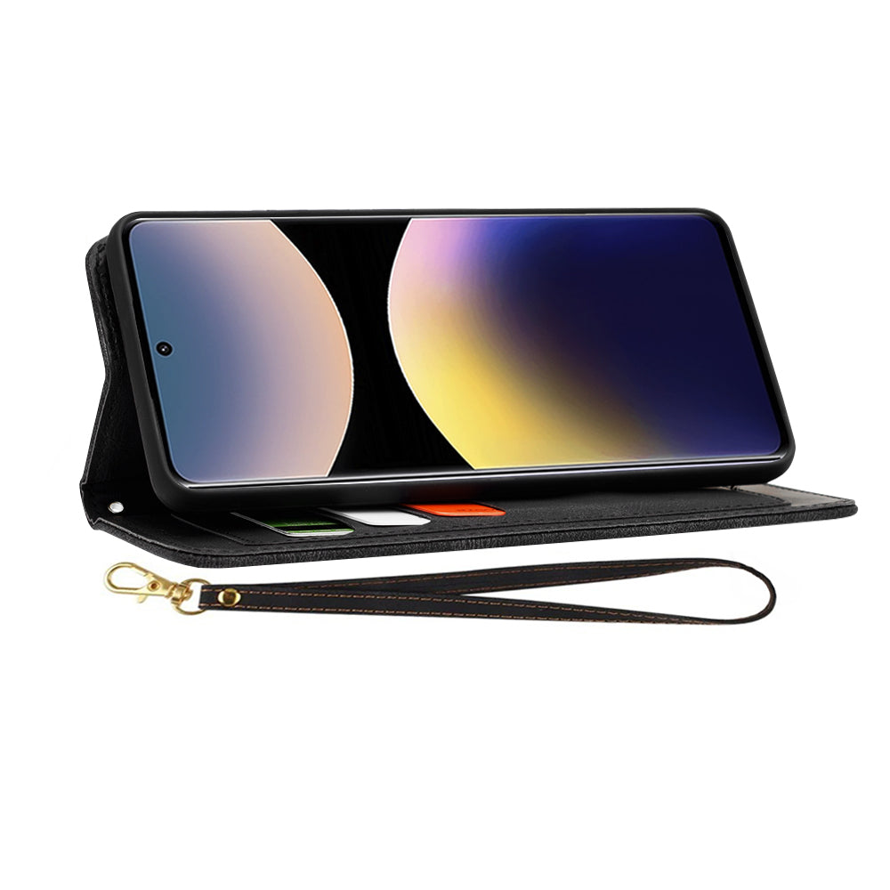 Custodia per Xiaomi Redmi Note 14 Pro 4G, Techsuit, FlipCraft, Nera