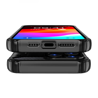 Custodia per Xiaomi Redmi Note 14 Pro 4G, Techsuit, Hybrid Armor, Nera