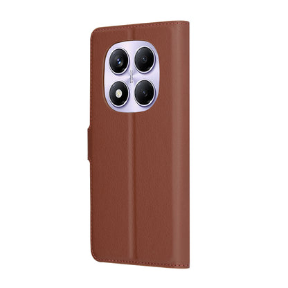 Custodia per Xiaomi Redmi Note 14 Pro 4G, Techsuit, Leather Folio, Marrone