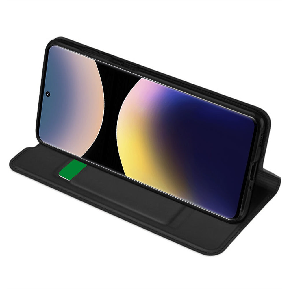 Custodia per Xiaomi Redmi Note 14 Pro+ 5G, Techsuit, Magskin Book, Nera