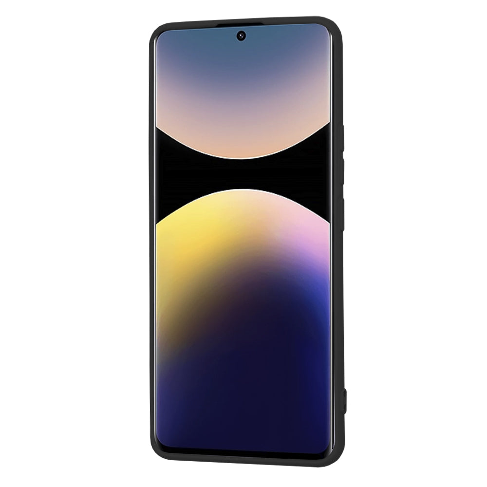 Custodia per Xiaomi Redmi Note 14 Pro+ 5G, Techsuit, SoftFlex, Nera