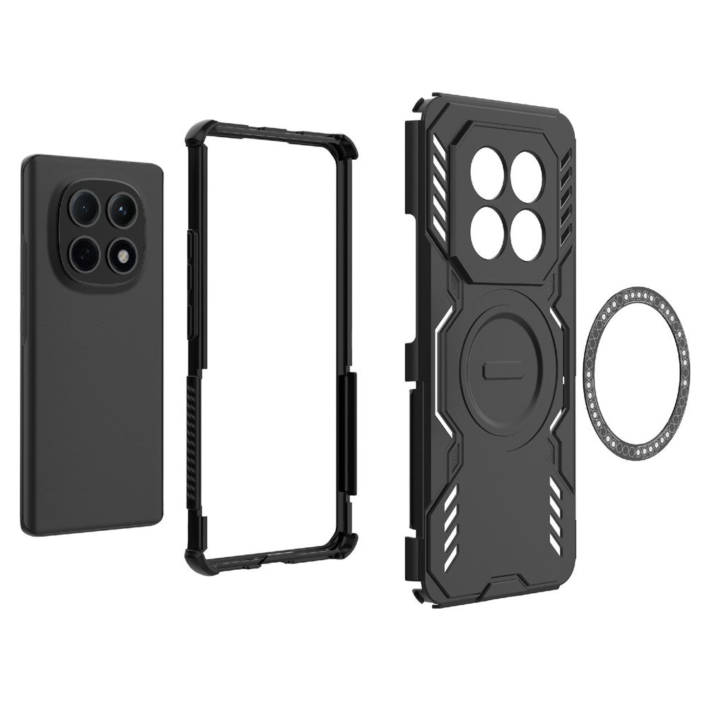 Custodia MagSafe per Xiaomi Redmi Note 15 4G, Techsuit, ArmorMag, Blu