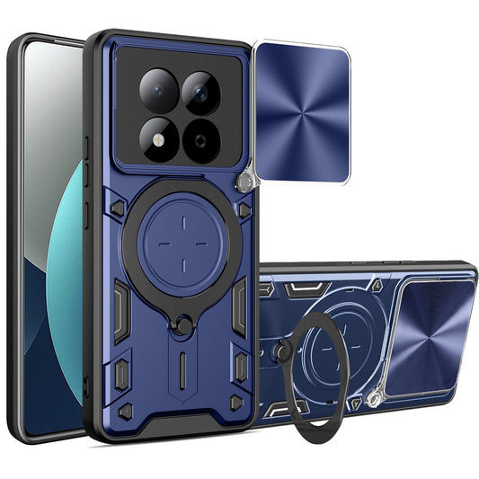 Custodia per Xiaomi Redmi Note 15 Pro 4G, Techsuit, CamGuard Pro, Blu