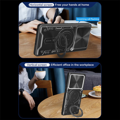 Custodia per Xiaomi Redmi Note 15 Pro 4G, Techsuit, CamGuard Pro, Blu