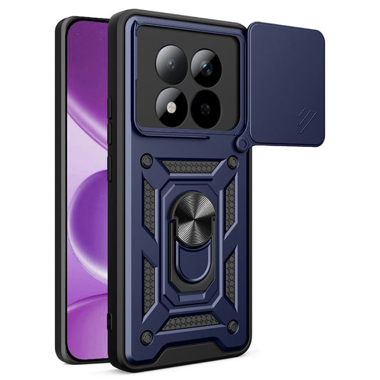 Custodia per Xiaomi Redmi Note 15 Pro 4G, Techsuit, CamShield, Blu