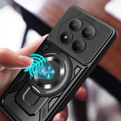 Case for Xiaomi Redmi Note 15 Pro 4G, Techsuit, RuggedCam, Black