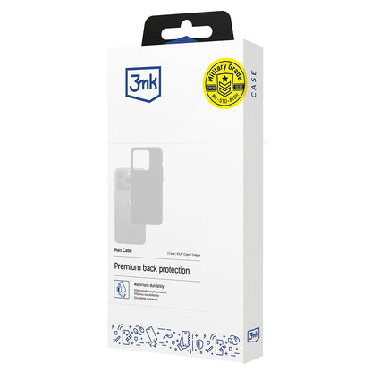 Custodia per Xiaomi Redmi Note 15 Pro 5G, 3MK, Nera Opaca