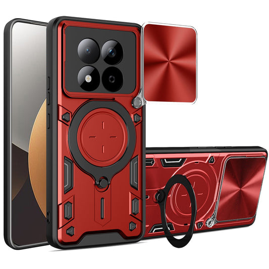 Custodia per Xiaomi Redmi Note 15 Pro 5G, Techsuit, CamGuard Pro, Rossa