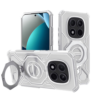 Custodia per Xiaomi Redmi Note 15 Pro 5G, Techsuit, Carbon Shield Pro, Bianca