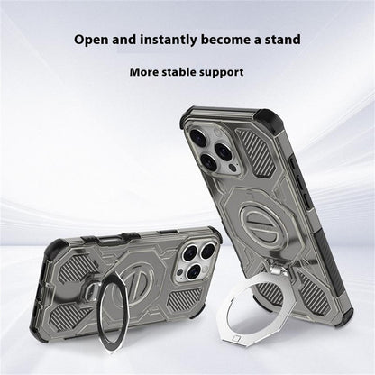 Custodia per Xiaomi Redmi Note 15 Pro 5G, Techsuit, Carbon Shield Pro, Bianca