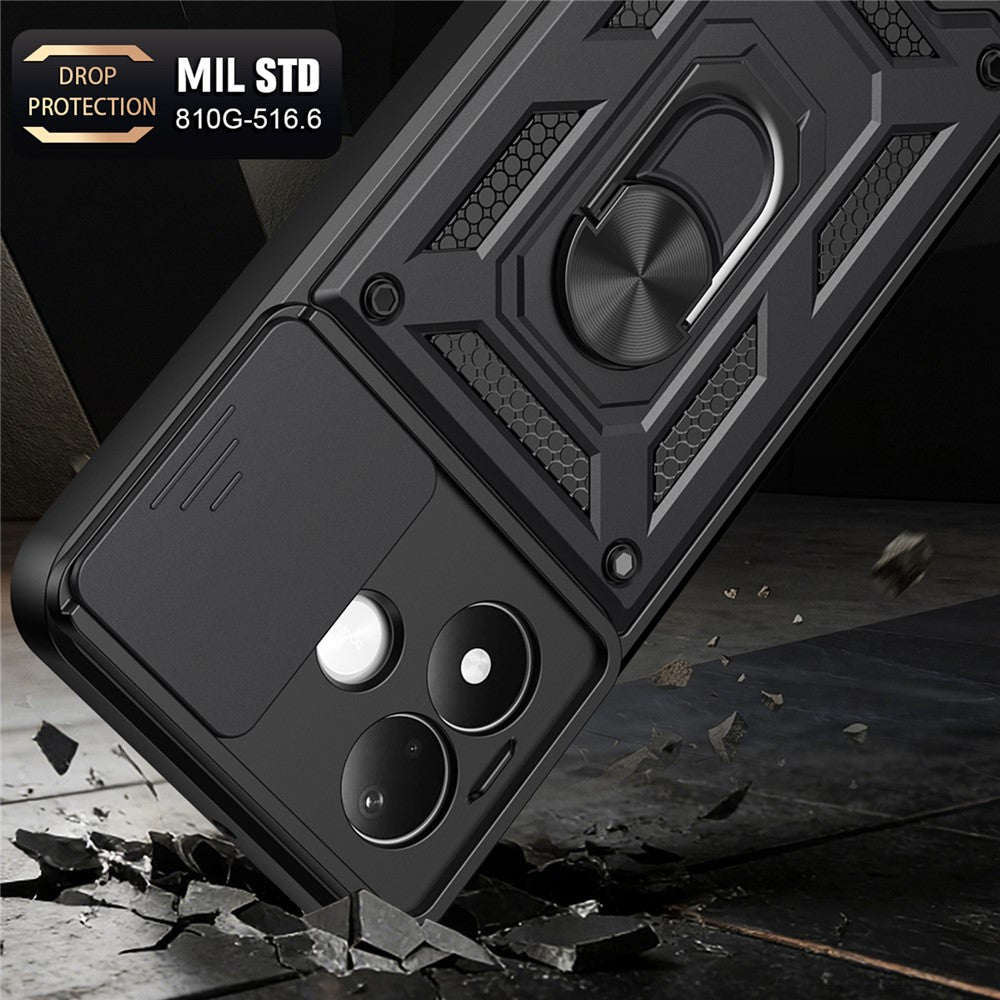 Cover per Xiaomi Redmi Note 17 4G / Note 17 5G, Techsuit, CamShield, dorata