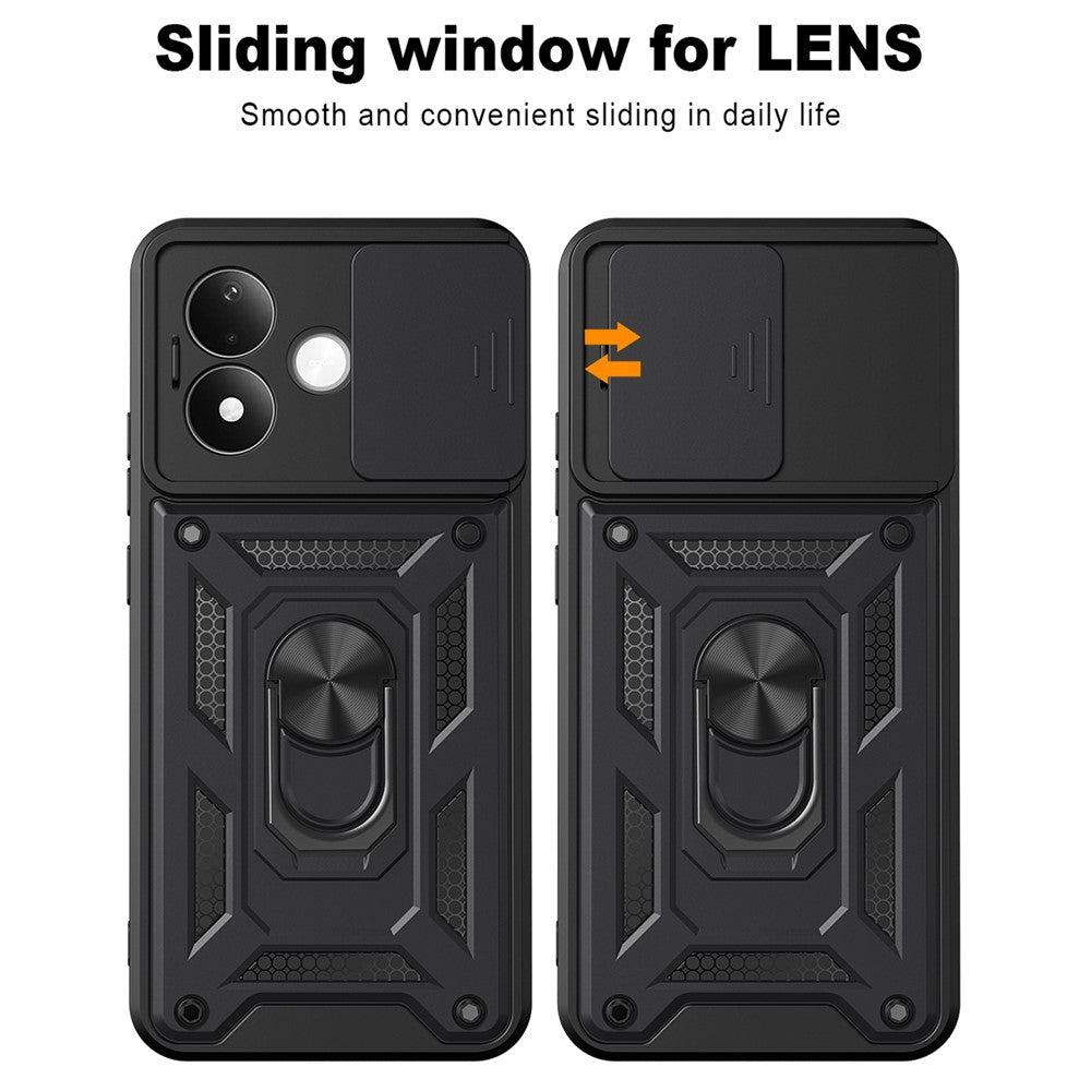 Cover per Xiaomi Redmi Note 17 4G / Note 17 5G, Techsuit, CamShield, rosa dorato
