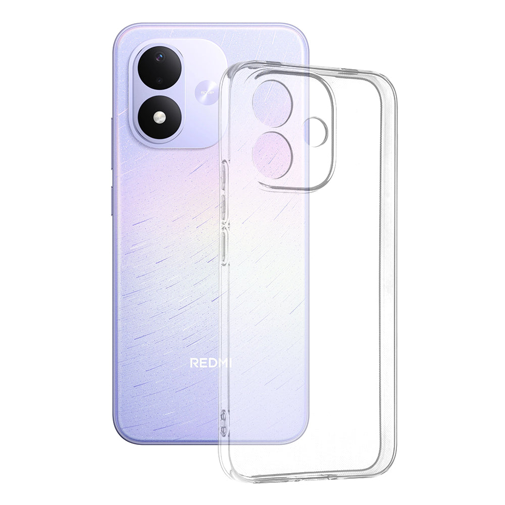 Custodia per Xiaomi Redmi Note 17 4G / Note 17 5G, Techsuit, Clear, trasparente