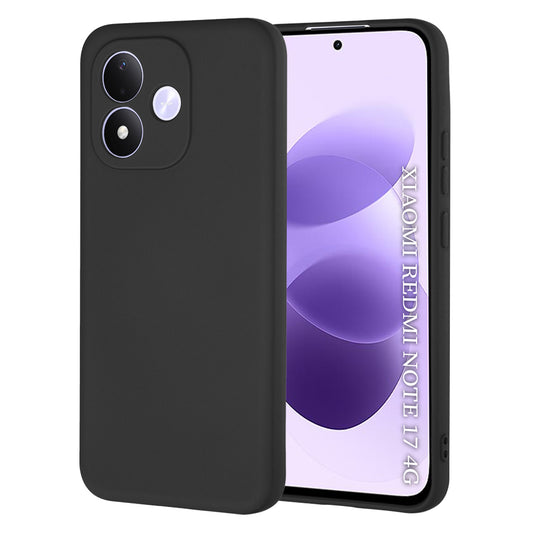 Custodia per Xiaomi Redmi Note 17 4G / Note 17 5G, Techsuit, SoftFlex, Nera