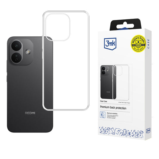 Custodia per Xiaomi Redmi Note 17 Pro, 3MK, Clear, Trasparente