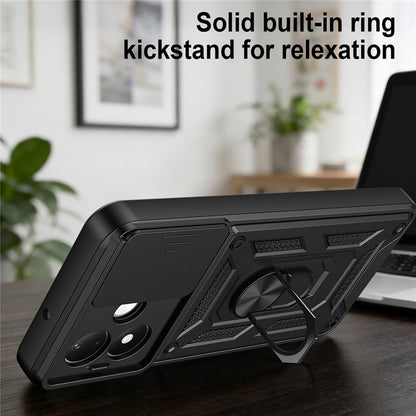 Cover per Xiaomi Redmi Note 17 Pro Max, Techsuit, CamShield, nera