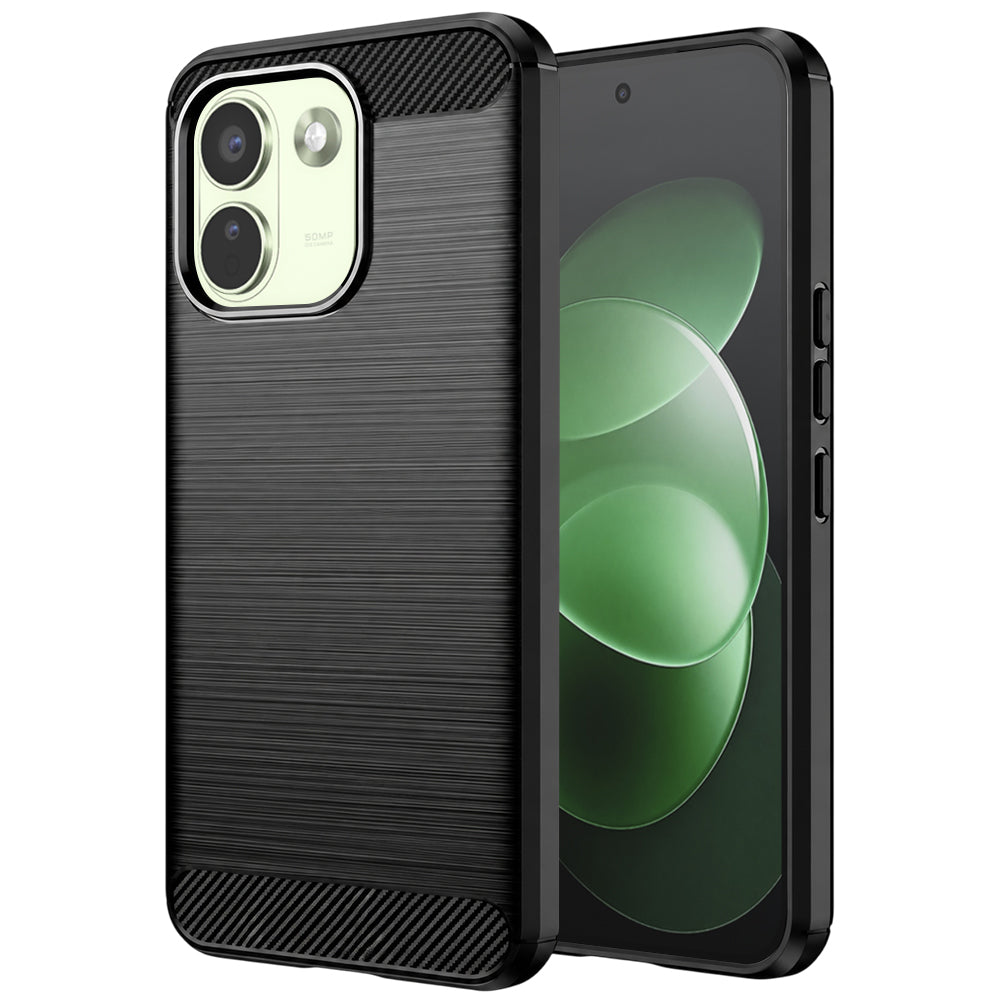Custodia per Xiaomi Redmi Note 17 Pro Max, Techsuit, Carbonio, Nera