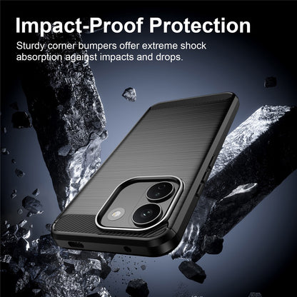 Custodia per Xiaomi Redmi Note 17 Pro Max, Techsuit, Carbonio, Nera