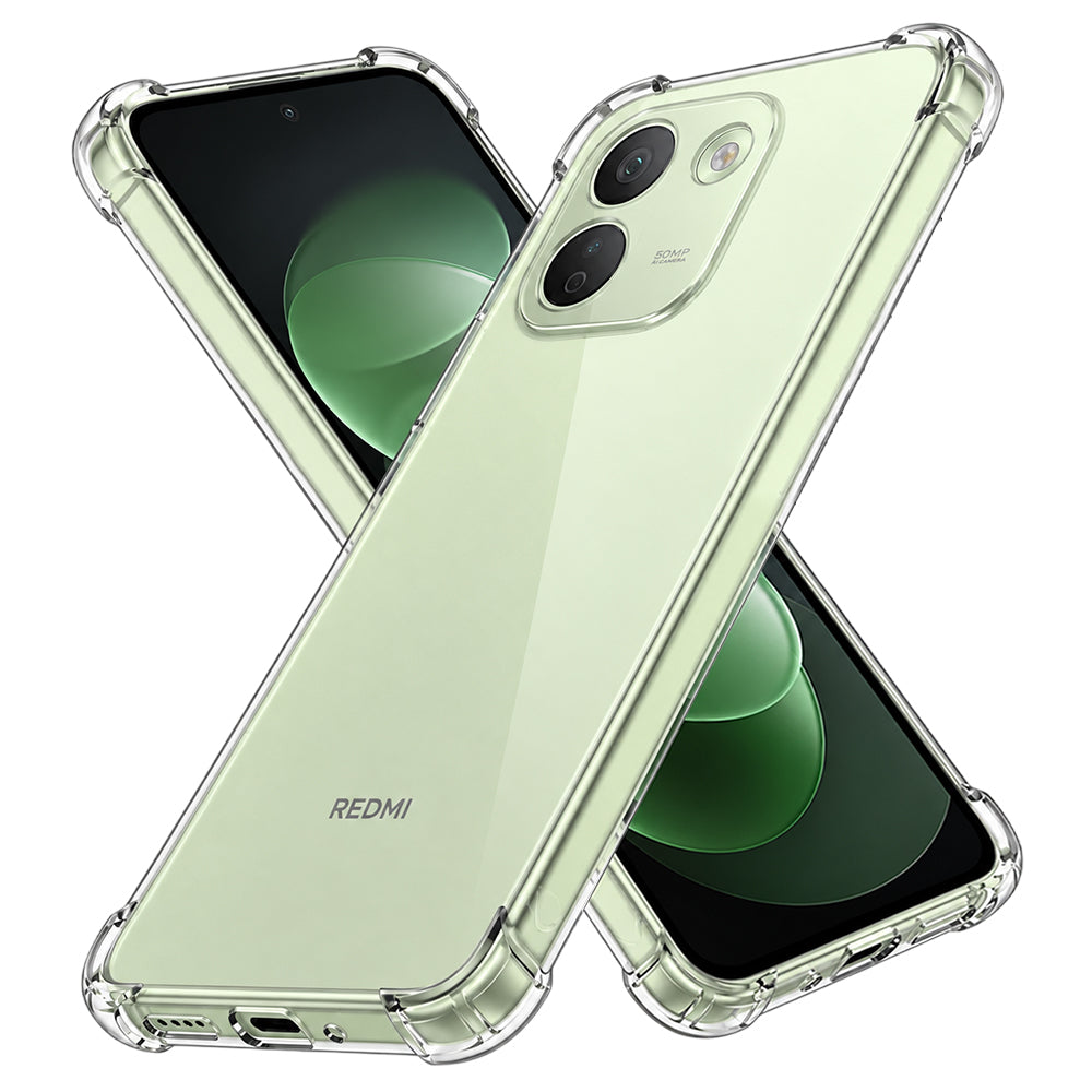 Cover per Xiaomi Redmi Note 17 Pro Max, Techsuit, Shockproof Clear, trasparente
