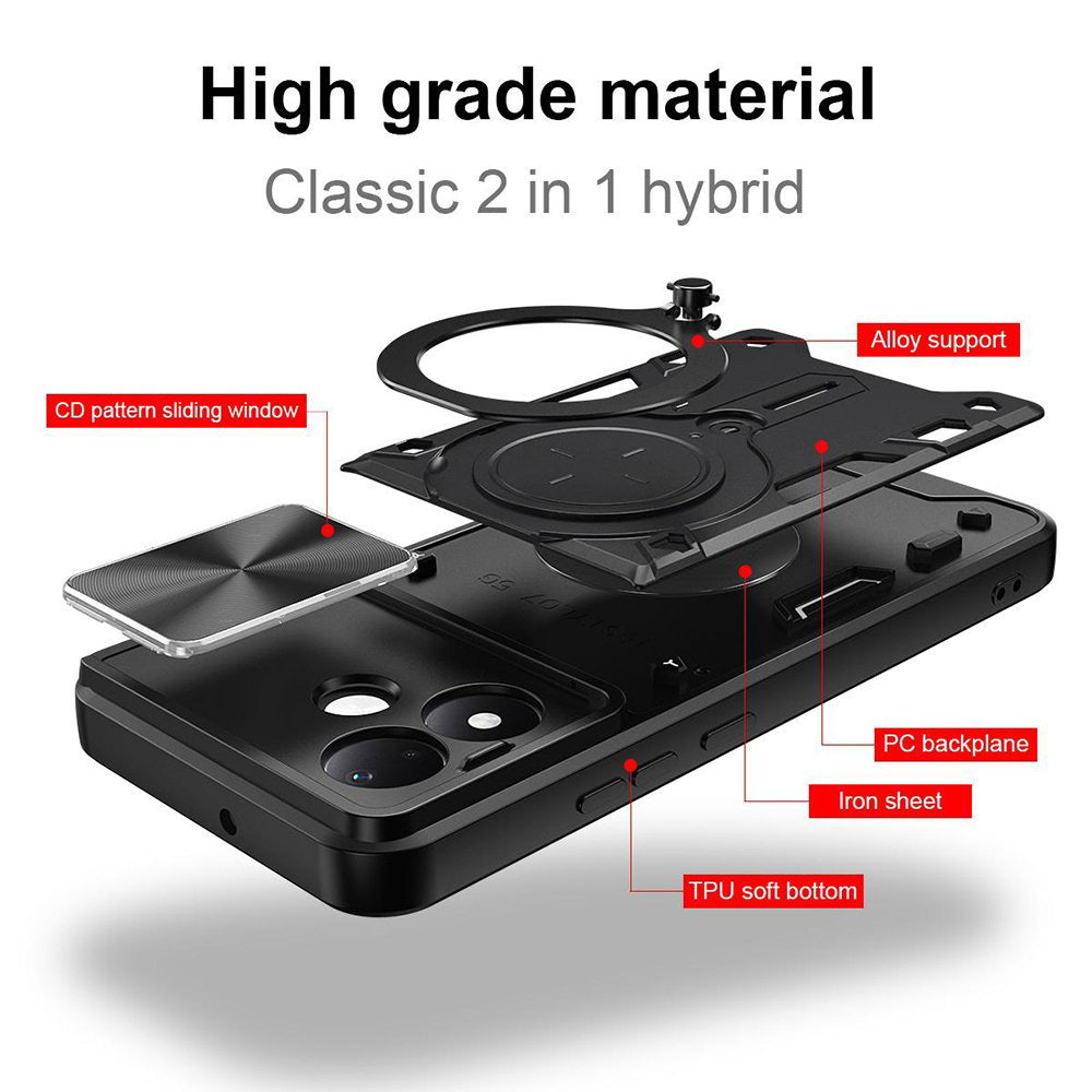 Case for Xiaomi Redmi Note 17 Pro, Techsuit, CamGuard Pro, Purple