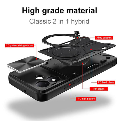 Custodia per Xiaomi Redmi Note 17 Pro, Techsuit, CamGuard Pro, rossa