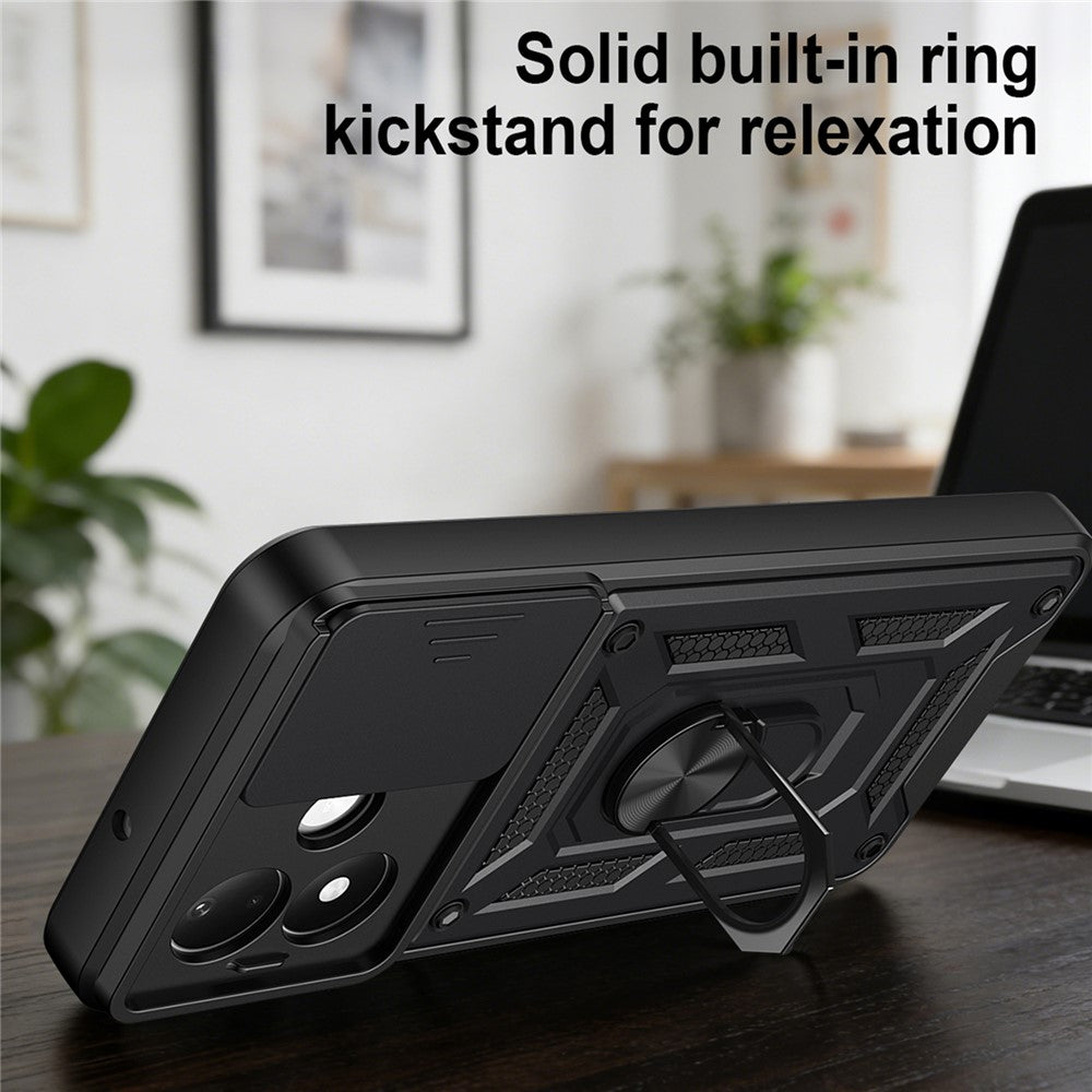 Custodia per Xiaomi Redmi Note 17 Pro, Techsuit, CamShield, nera