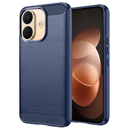 Custodia per Xiaomi Redmi Note 17 Pro, Techsuit, Carbon, Blu
