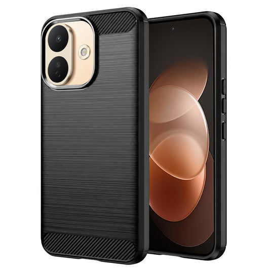 Custodia per Xiaomi Redmi Note 17 Pro, Techsuit, Carbonio, Nera