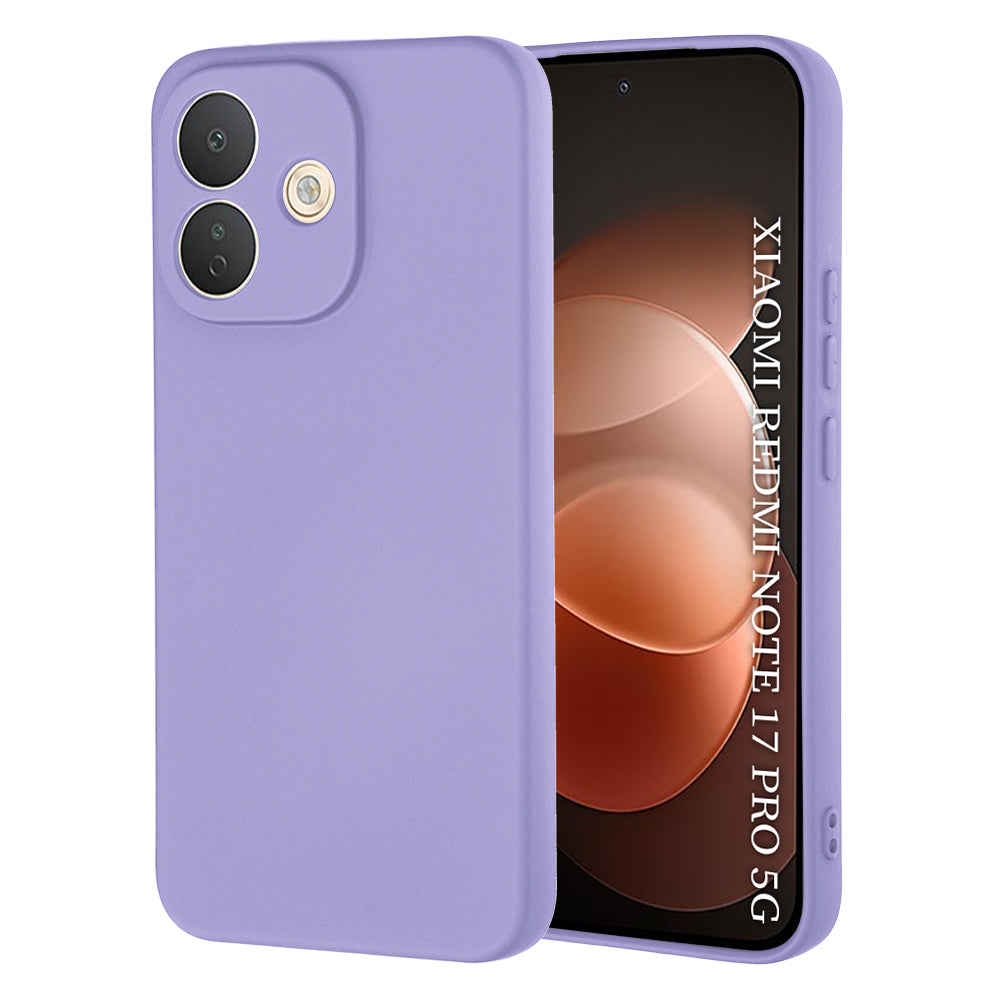 Custodia per Xiaomi Redmi Note 17 Pro, Techsuit, SoftFlex, Viola Chiaro