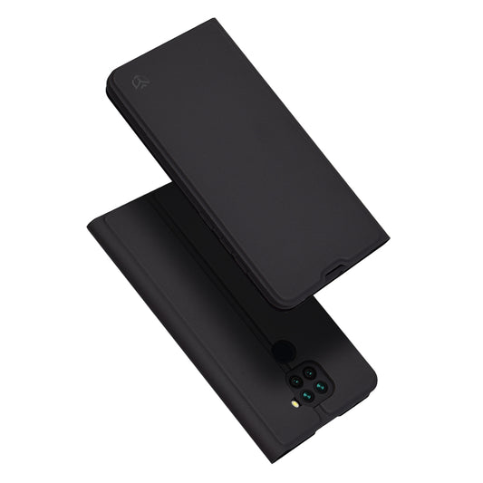 Custodia per Xiaomi Redmi Note 9 / 10X 4G, Techsuit, Magskin Book, Nera