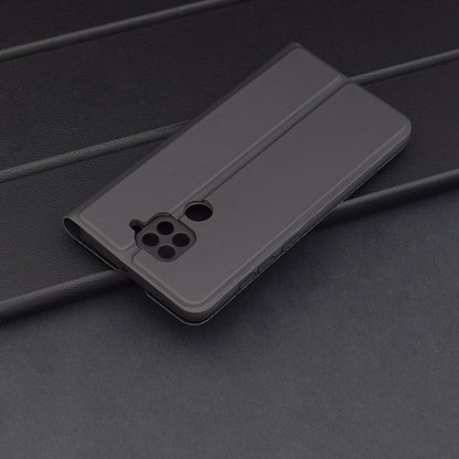 Custodia per Xiaomi Redmi Note 9 / 10X 4G, Techsuit, Magskin Book, Nera