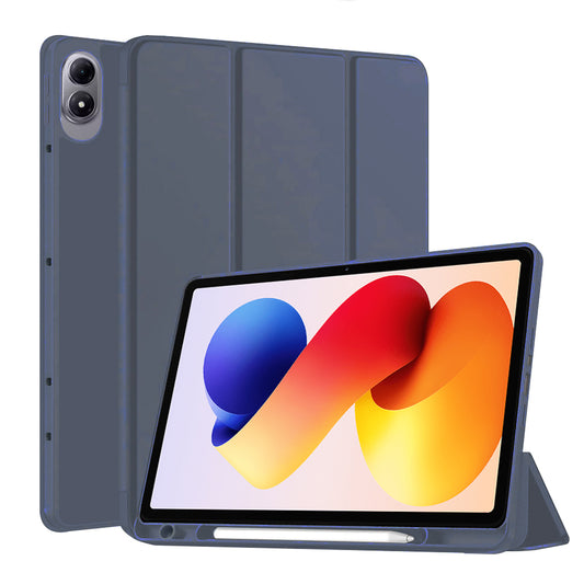 Custodia per Xiaomi Redmi Pad 2 Pro, Techsuit, Flex Trifold, Blu navy