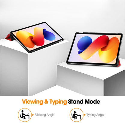 Custodia per Xiaomi Redmi Pad 2 Pro, Techsuit, FoldPro, Rossa