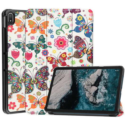 Custodia per Xiaomi Redmi Pad 2, Techsuit, FoldPro Butterfly, Multicolore
