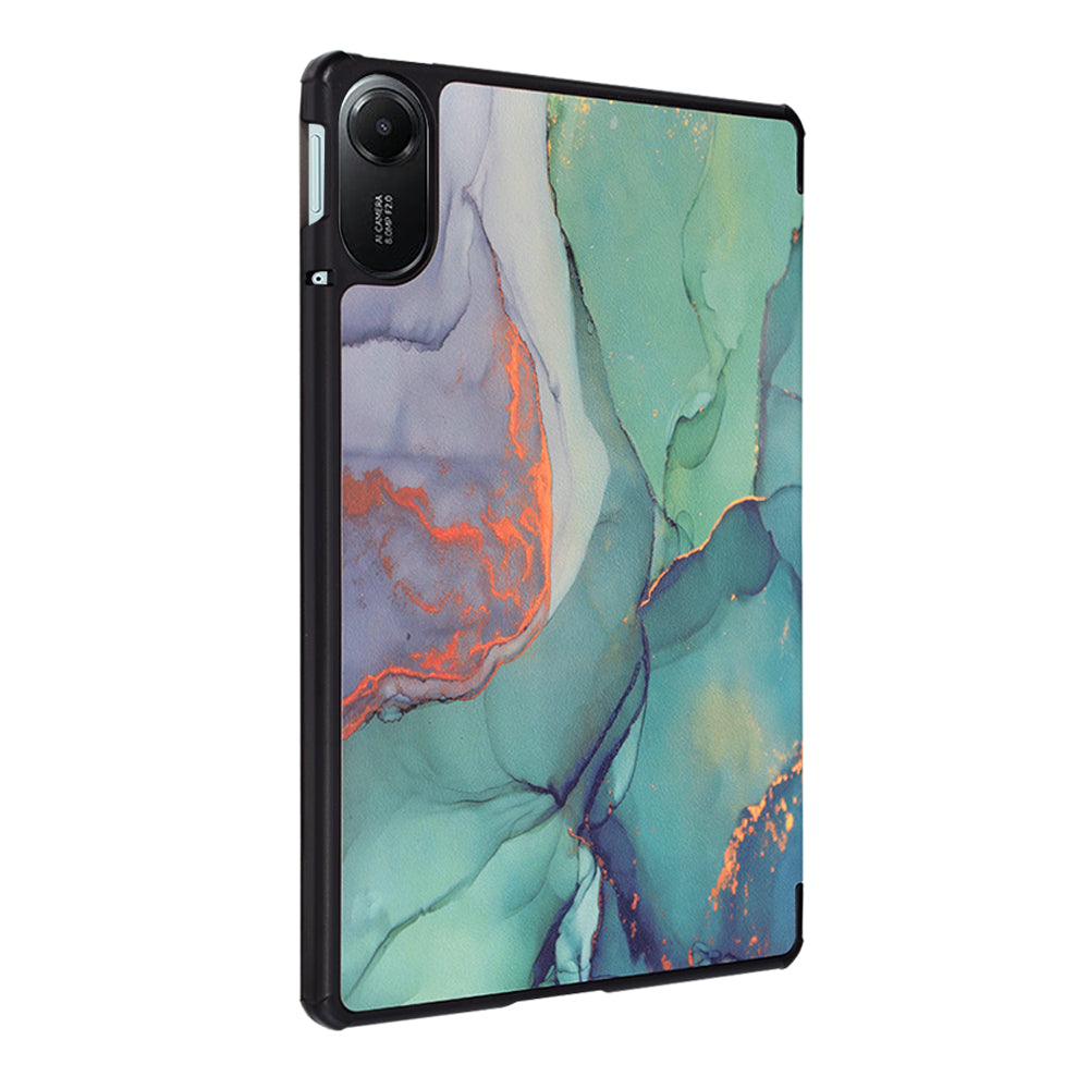 Custodia per Xiaomi Redmi Pad 2, Techsuit, FoldPro Green Time, Multicolore