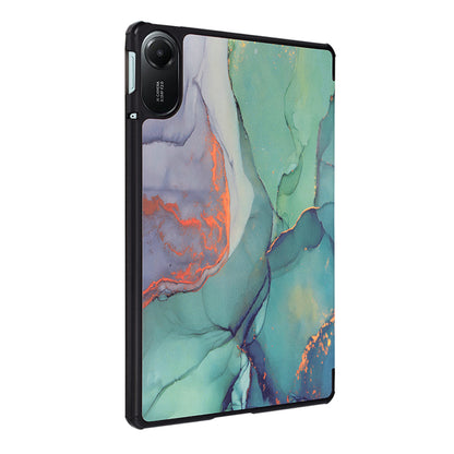 Custodia per Xiaomi Redmi Pad 2, Techsuit, FoldPro Green Time, Multicolore