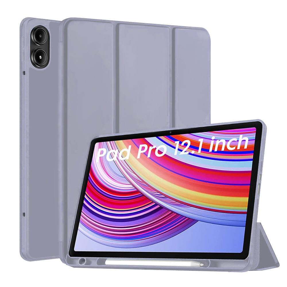 Custodia per Xiaomi Redmi Pad Pro / Pad / Pad Pro 5G, Techsuit, Flex Trifold, Viola