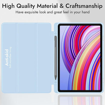 Custodia per Xiaomi Redmi Pad Pro / Pad / Pad Pro 5G, Techsuit, Flex Trifold, Viola