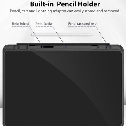 Custodia per Xiaomi Redmi Pad SE 8.7, Techsuit, Flex Trifold, Nera